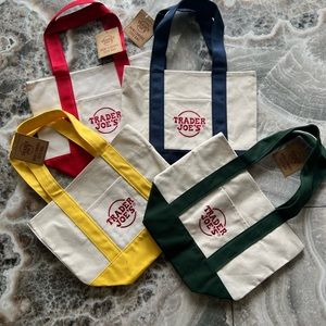 TRADER JOE’S MINI TOTE BUNDLE (ALL COLORS)